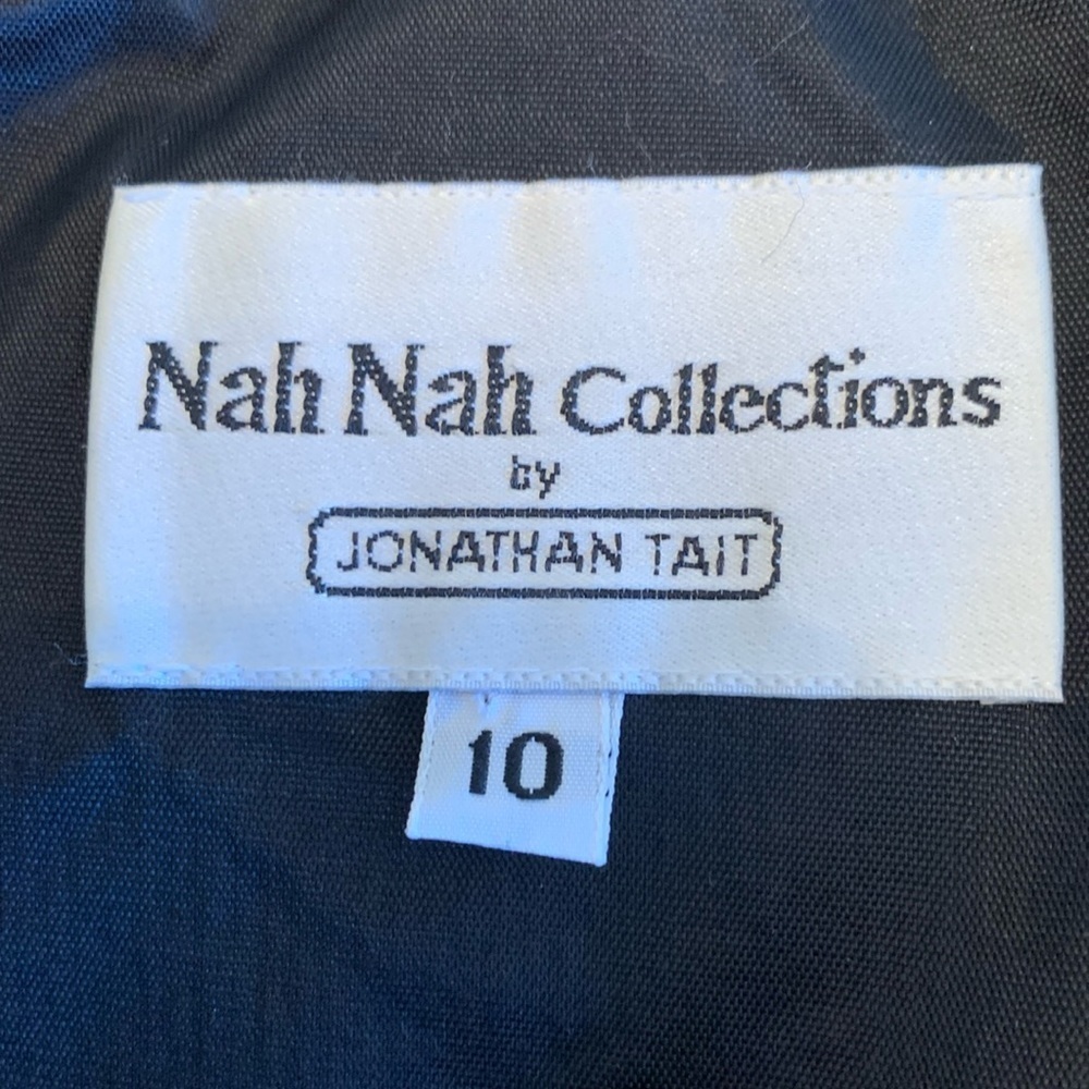 JONATHAN TAIT NAH NAH COLLECTION jacket women's 10, black floral velvet. EUC - Picture 11 of 17